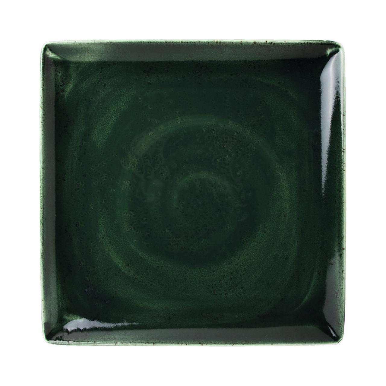 Vesuvius, Platzteller 270 x 270 mm Burnt Emerald